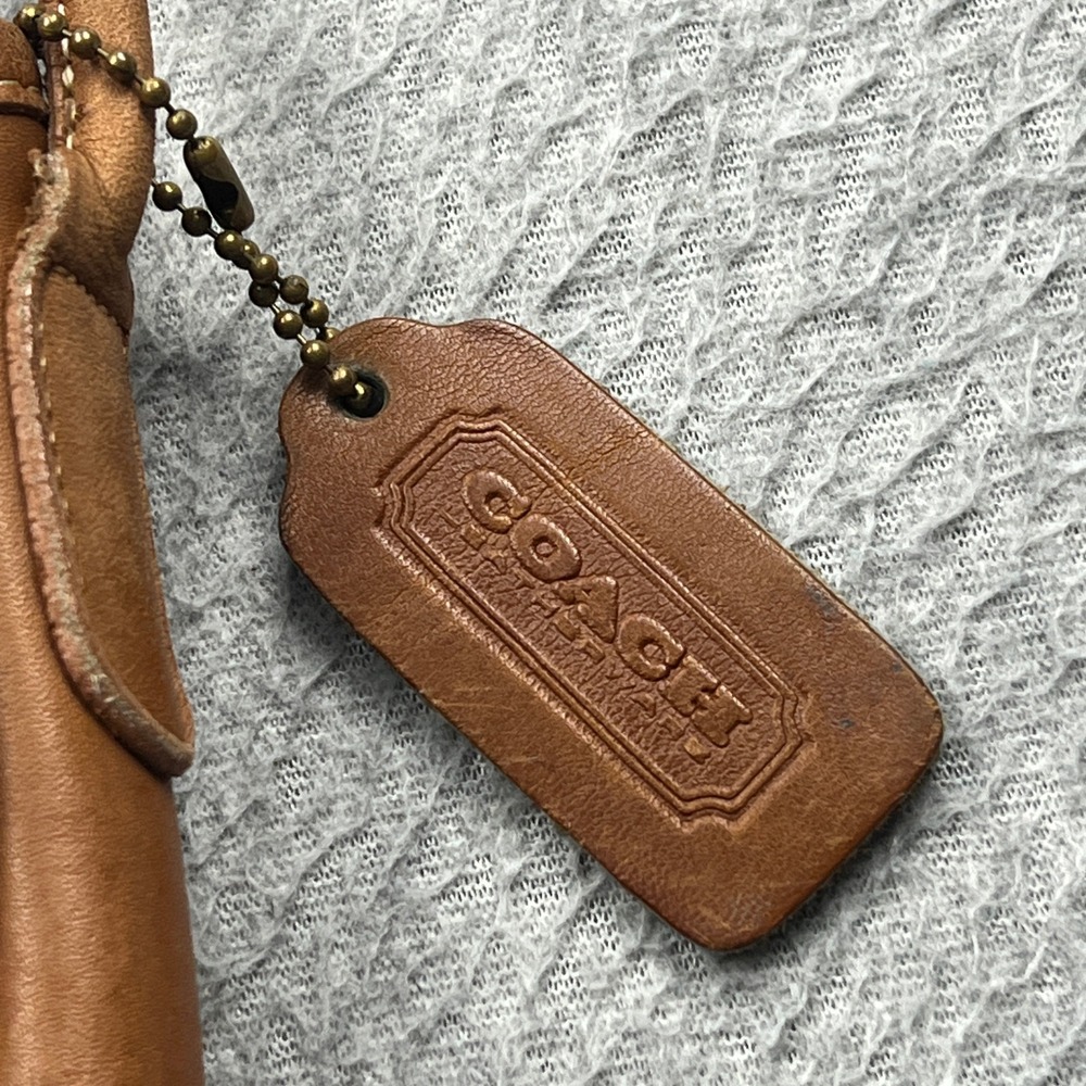 VTG Coach Chrystie Crossbody Bag Brass British Tan Leather USA Made Purse 7150* - Picture 3 of 16